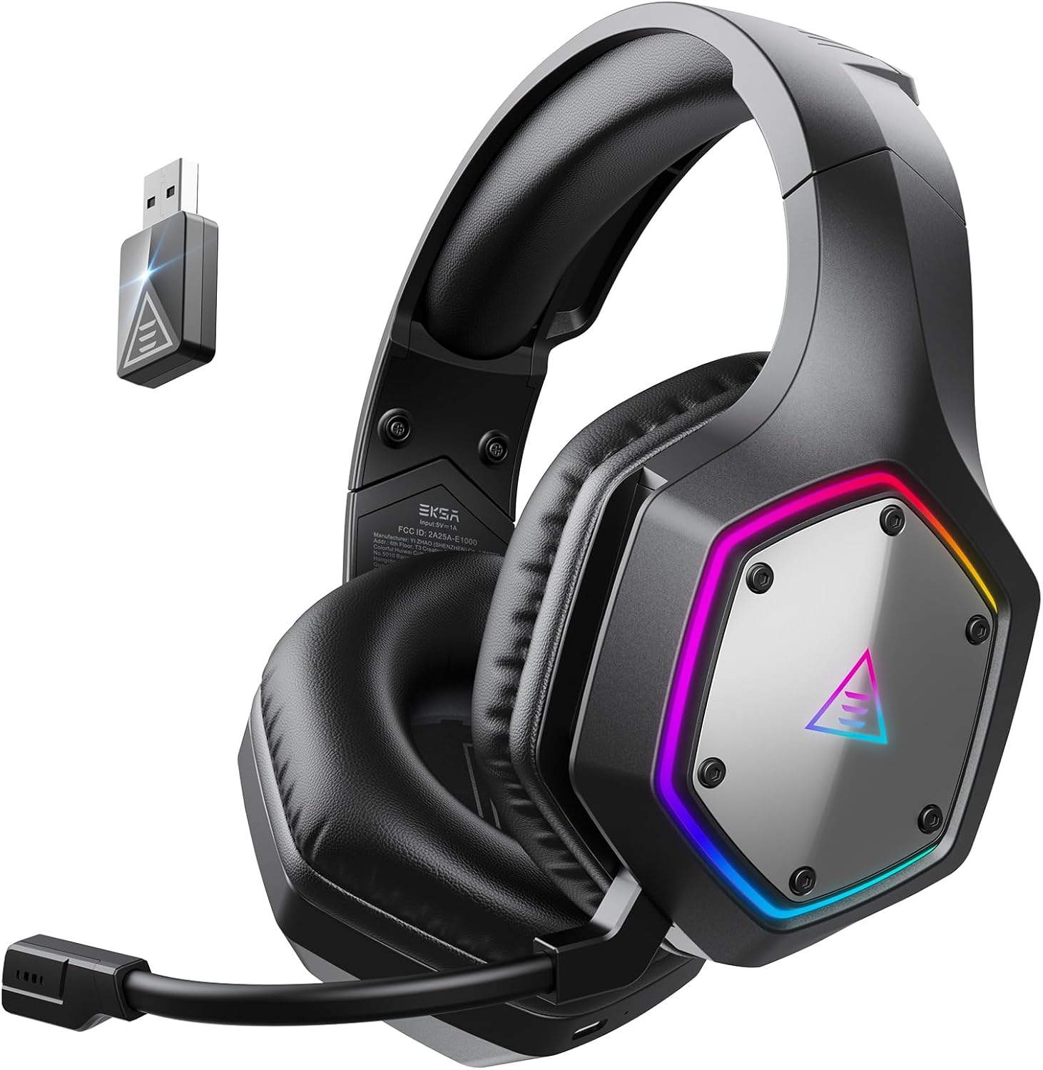Pc Gaming New - 2.4GHz Wireless Gaming Headset for PS5,