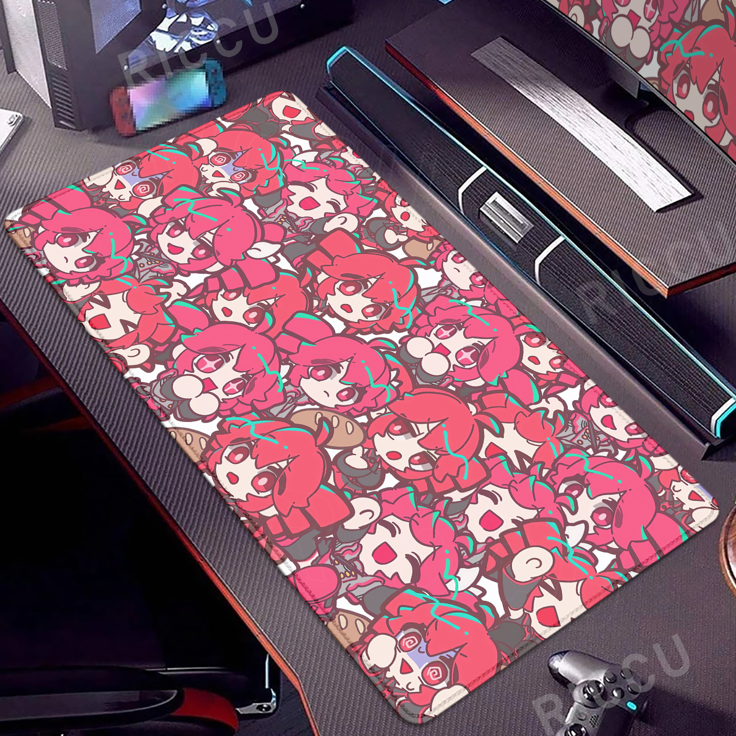 Pc Gaming Girl - Kawaii Anime Girl Gaming Mouse Pad