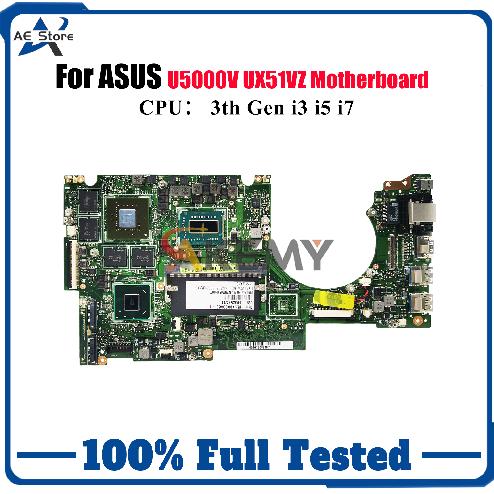 Pc Gaming I5 - UX51VZ Laptop Motherboard For ASUS ZenBook