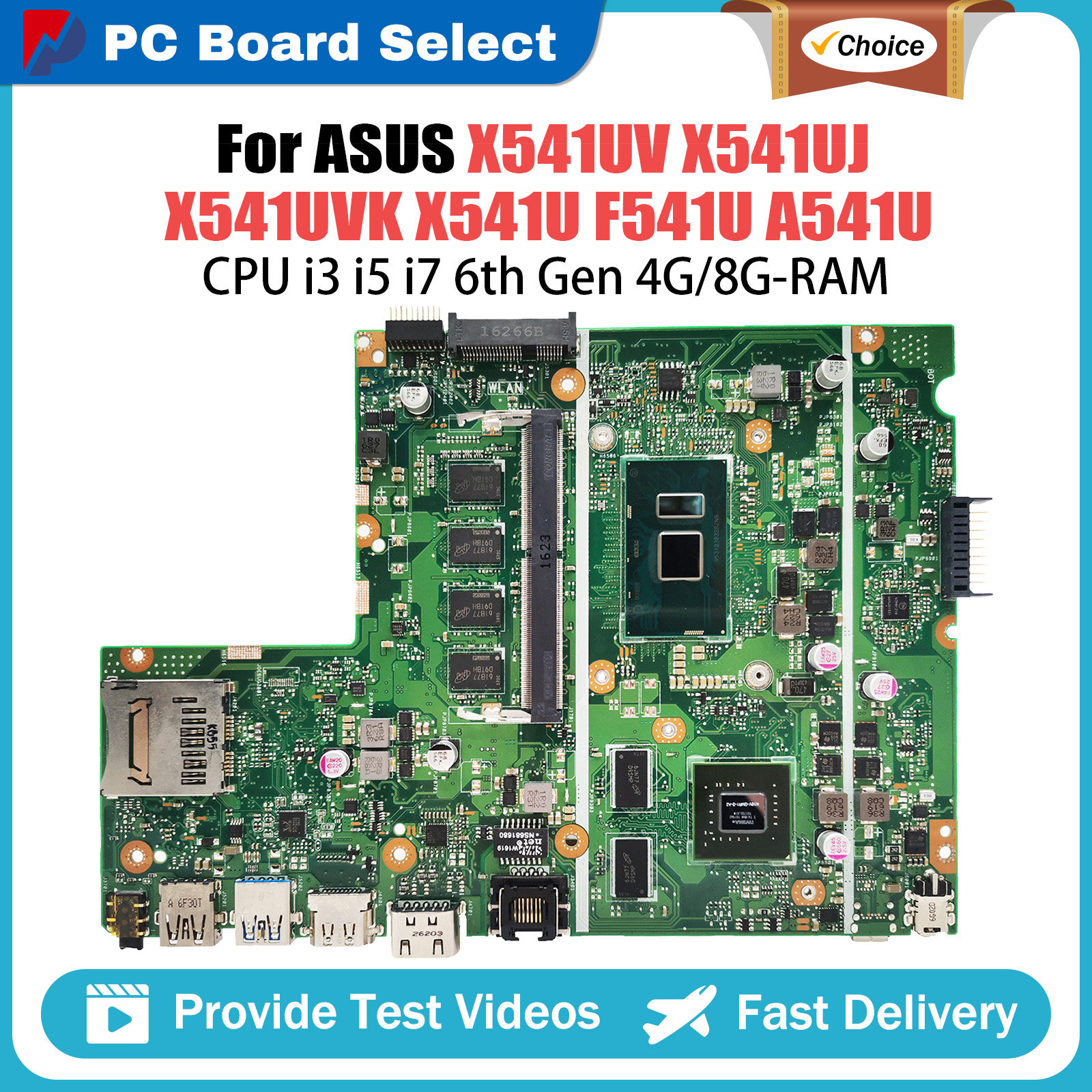 Pc Gaming I5 - X541UV Laptop Motherboard For ASUS X541UJ