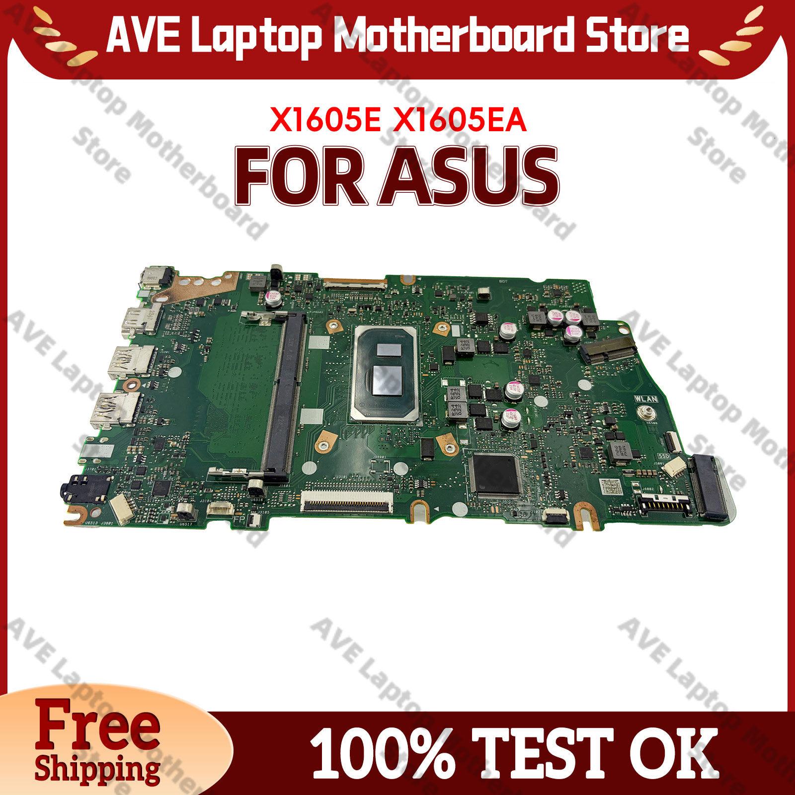 Pc Gaming I5 - X1605EA Laptop Motherboard For ASUS VivoBook