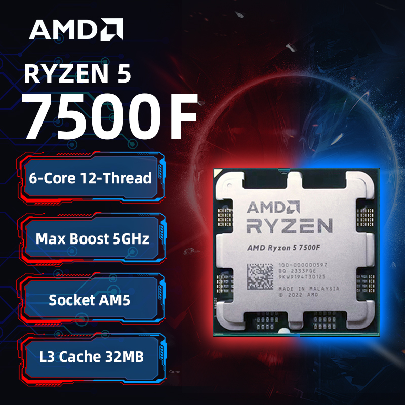 Pc Gaming Ddr5 - AMD Ryzen 5 7500F CPU AMD