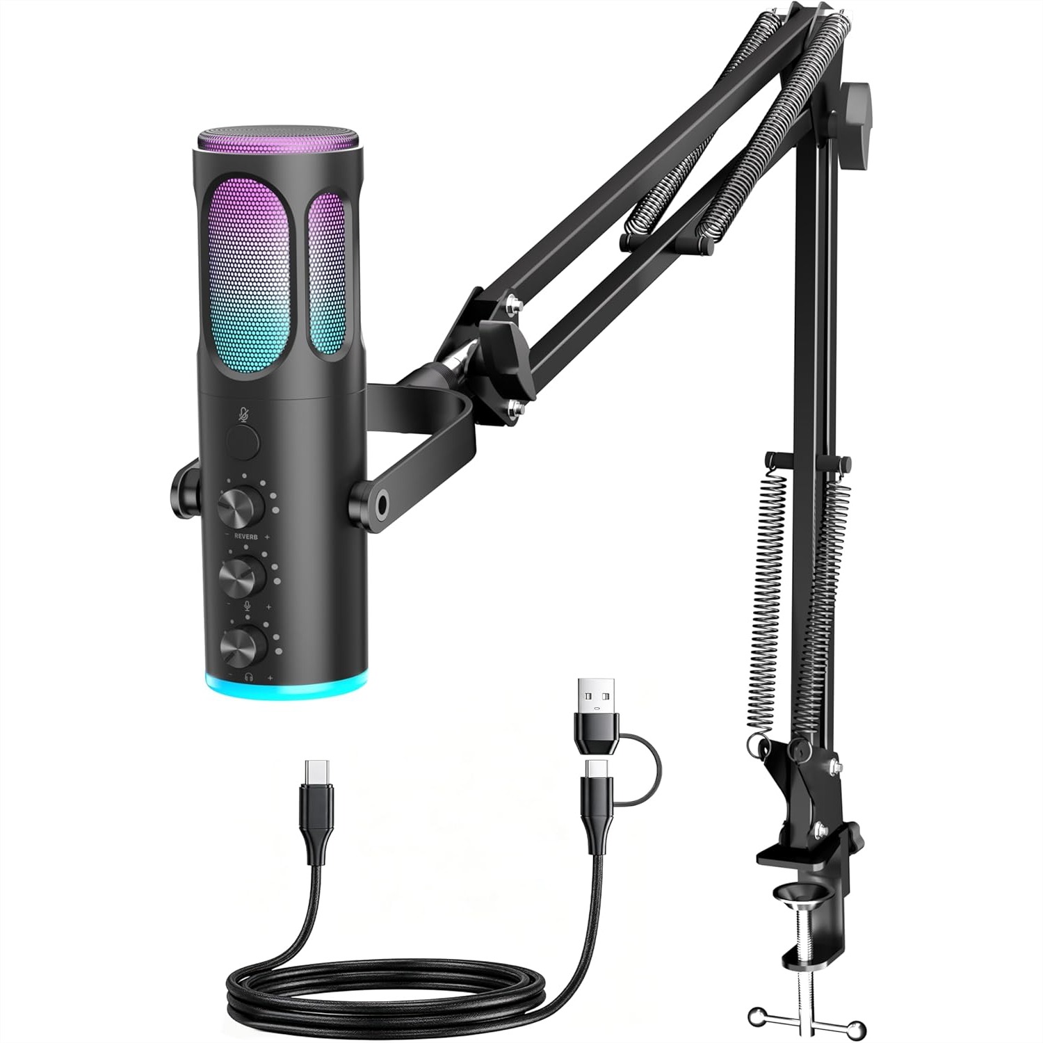 Gaming Microphone - USB Gaming Microphone For PC PS4
