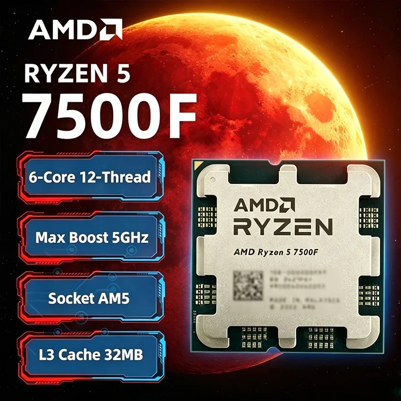 Pc Gaming Ddr5 - AMD Ryzen 5 7500F 3.7GHz 6-Core