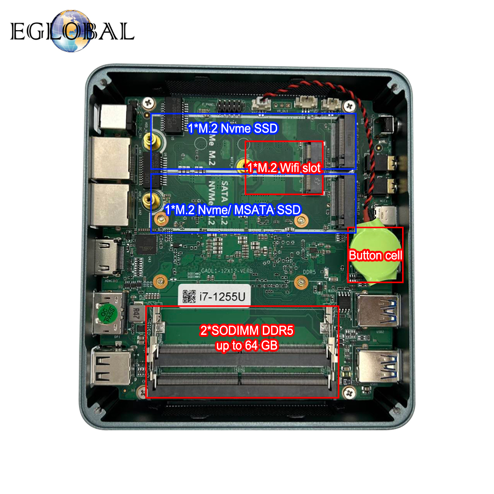 Eglobal 12th 13th Gen I5 1235U - Pc Gaming I5 avis et prix