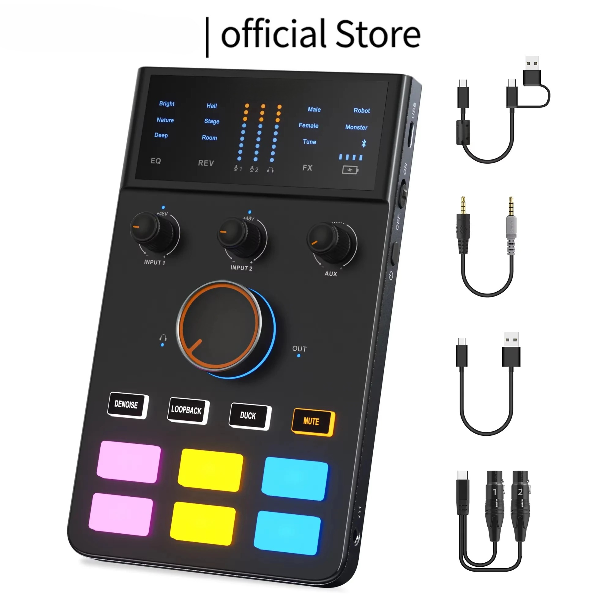 ADCaster C1 Audio Interface, B - Gaming Microphone avis et prix
