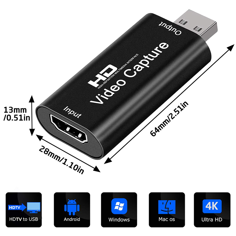 USB 2.0 Video Capture Card HD  - Pc Gaming Game avis et prix