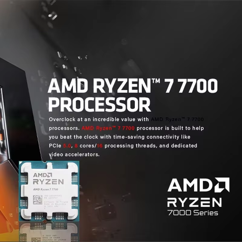 AMD Ryzen 7 7700 R7 7700 8 Cor - Pc Gaming Game avis et prix