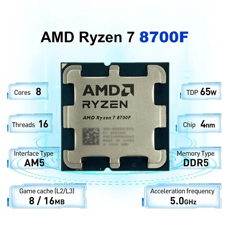 AMD Ryzen 7 8700F AM5 Socket U - Pc Gaming Ddr5 avis et prix