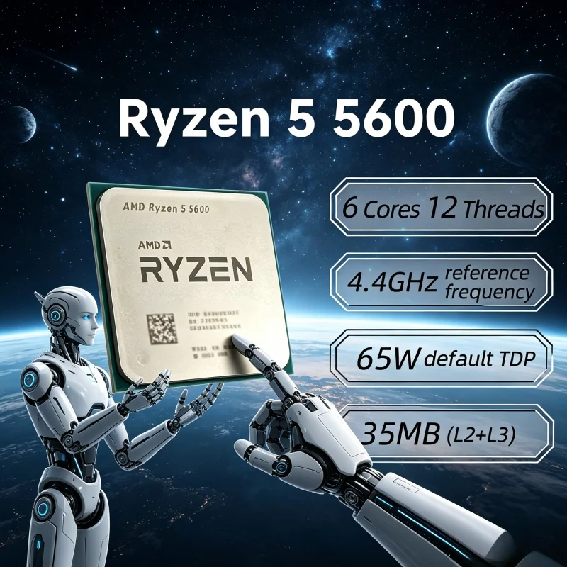 New Arrival AMD R5 5600 3.5GHz - Pc Gaming New avis et prix