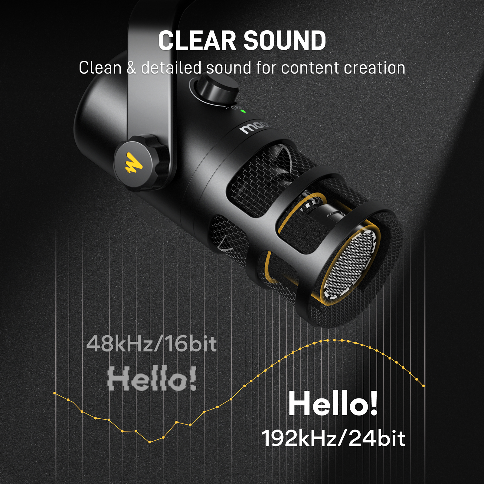 Maono PD100U USB Dynamic Micro - Gaming Microphone avis et prix
