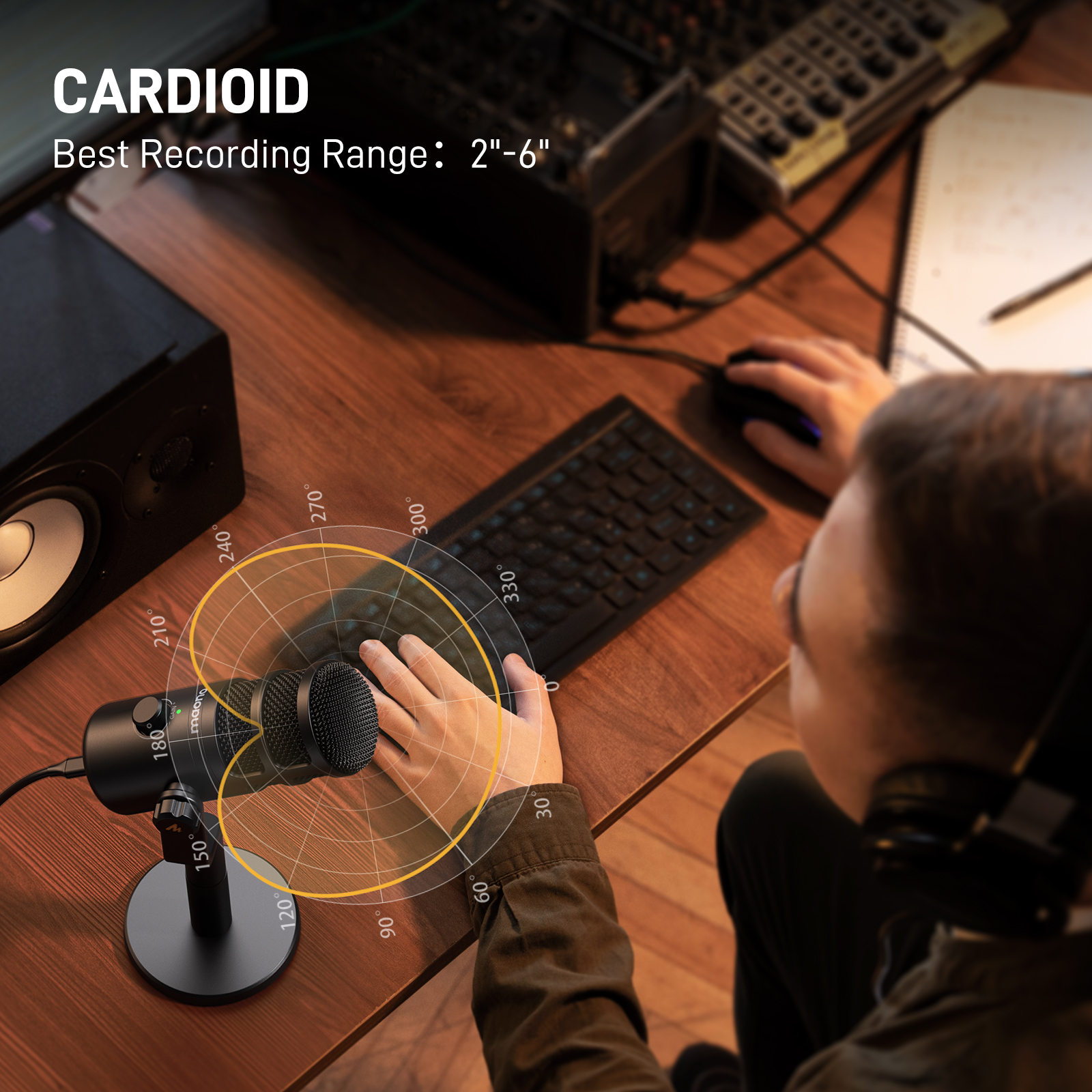 Maono PD100U USB Dynamic Micro - Gaming Microphone avis et prix
