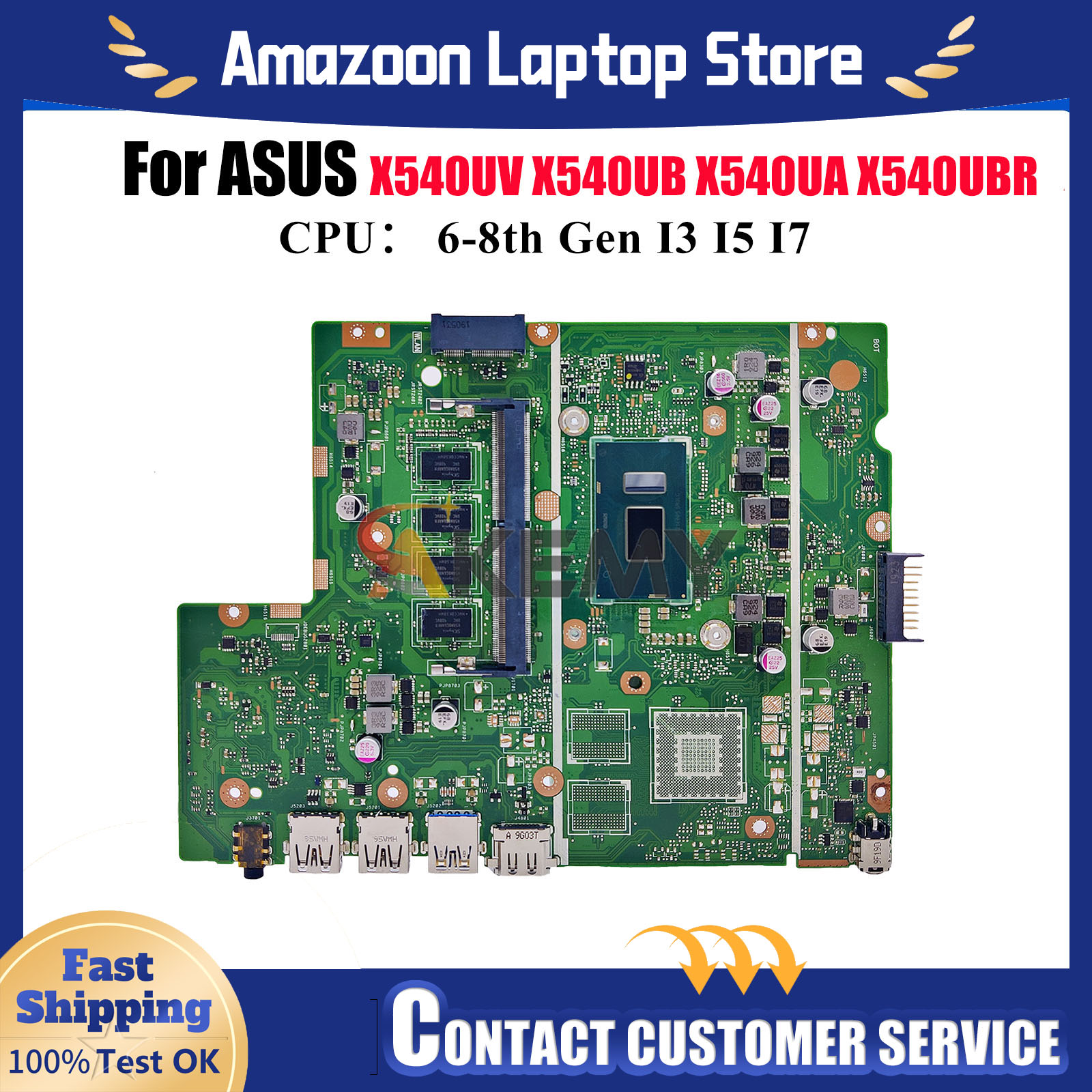 X540UA Laptop Motherboard For  - Pc Gaming I5 avis et prix