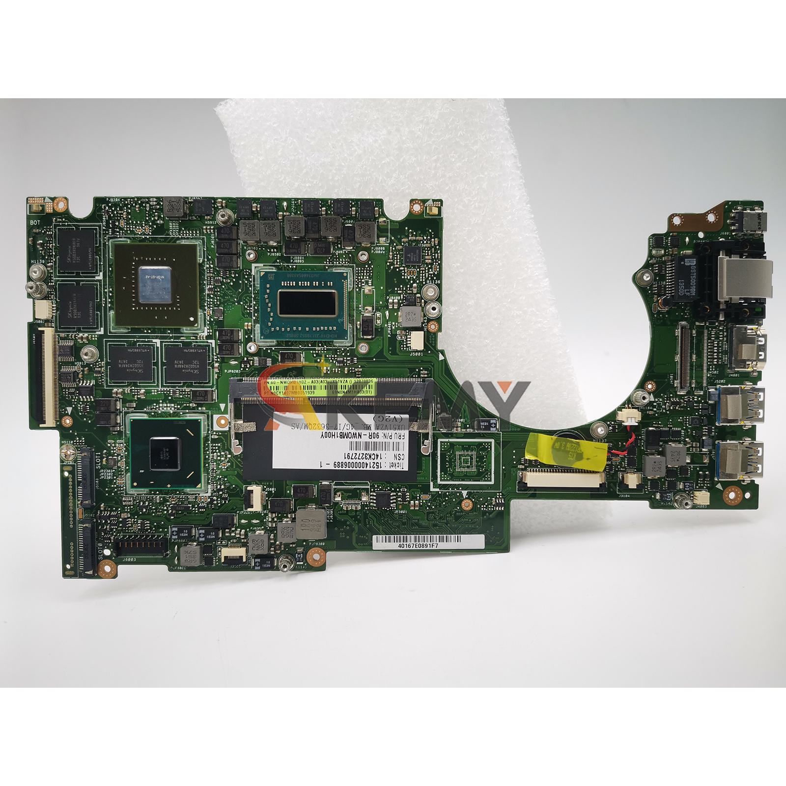 UX51VZ Laptop Motherboard For  - Pc Gaming I5 avis et prix