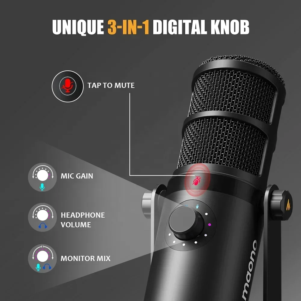 MAONO Dynamic Microphone XLR U - Gaming Microphone avis et prix