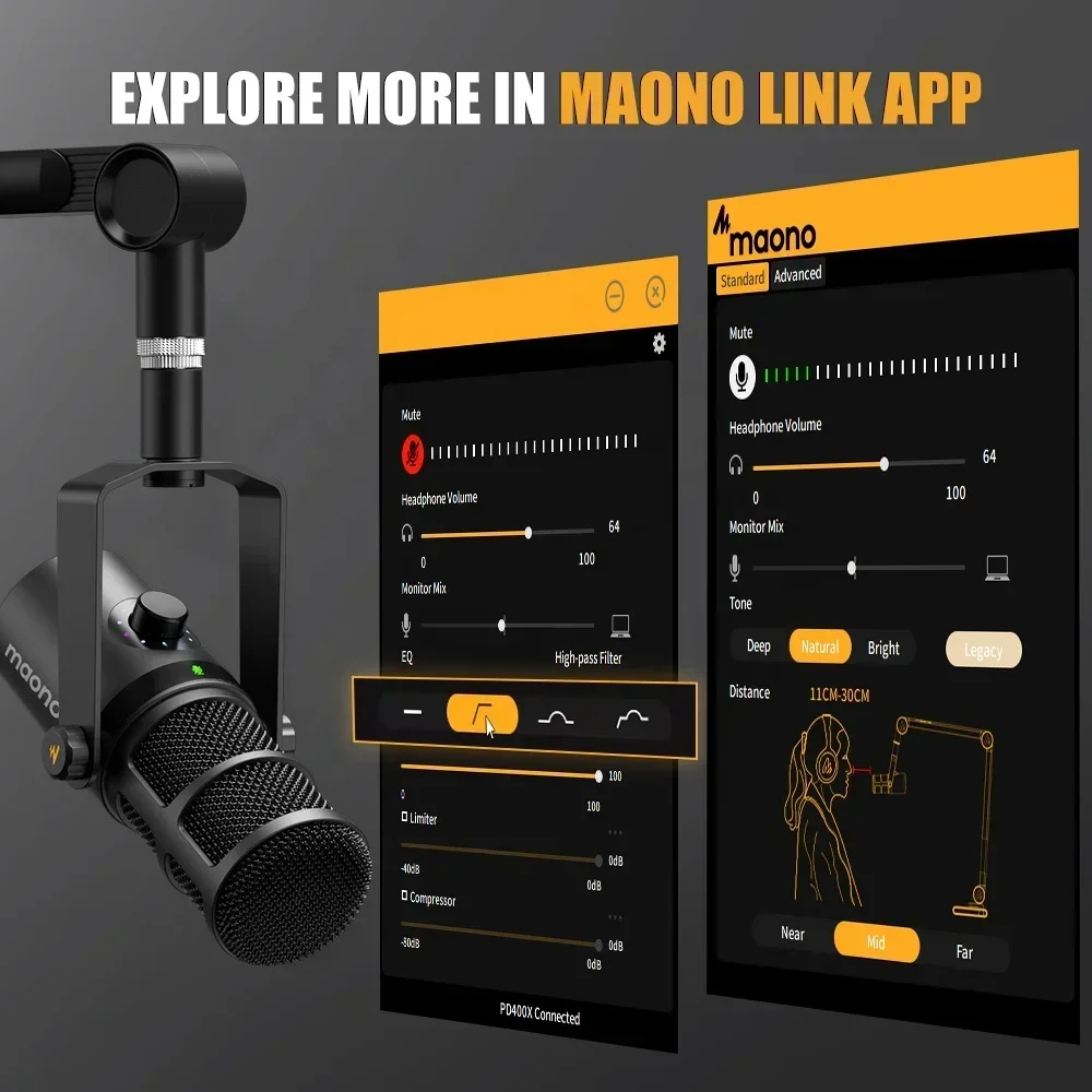 MAONO Dynamic Microphone XLR U - Gaming Microphone avis et prix