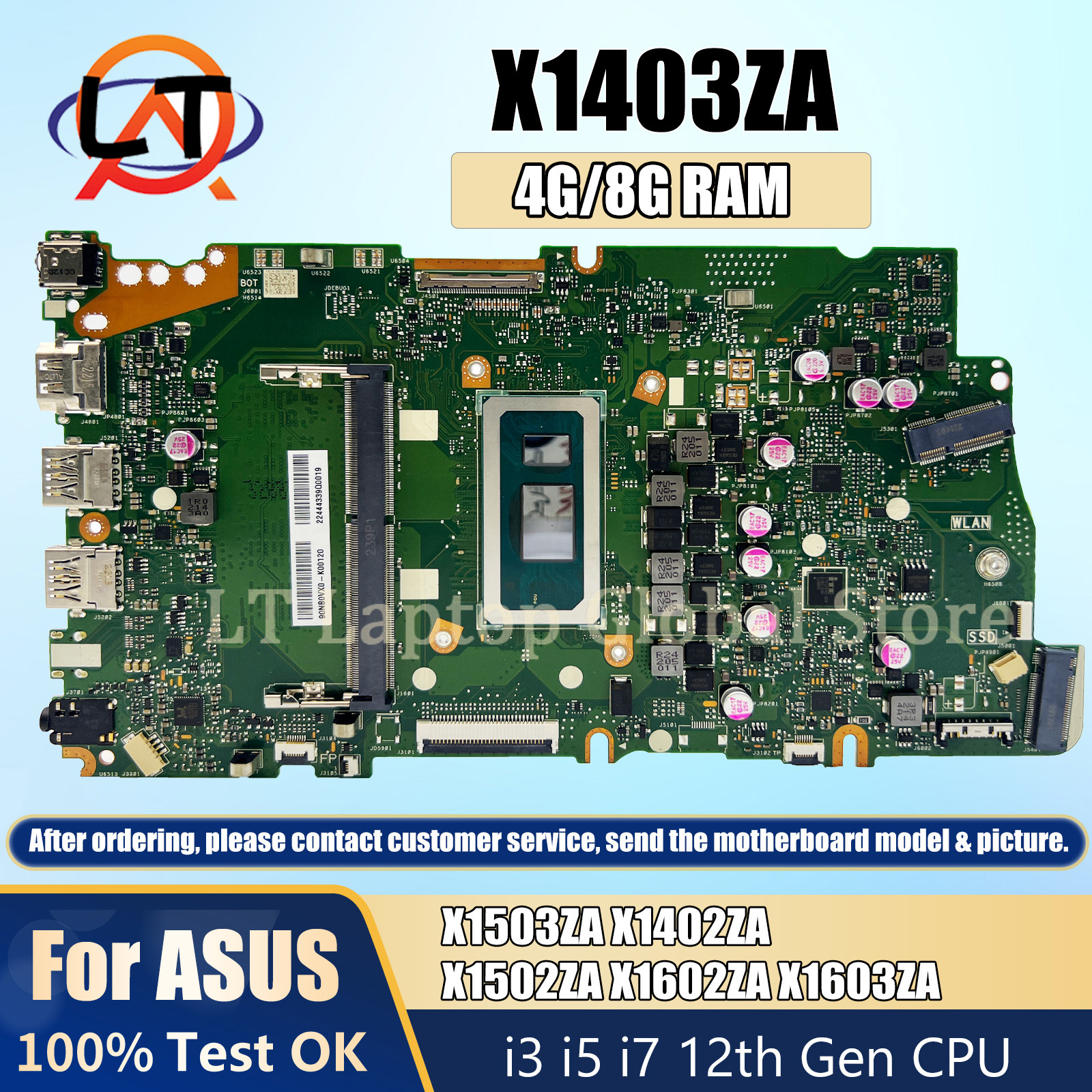 X1403ZA Laptop Motherboard For - Pc Gaming I5 avis et prix
