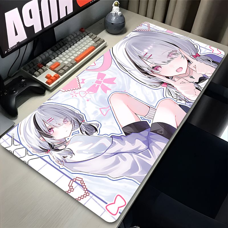 Large Cute Anime Girl Mouse Pa - Pc Gaming Girl avis et prix