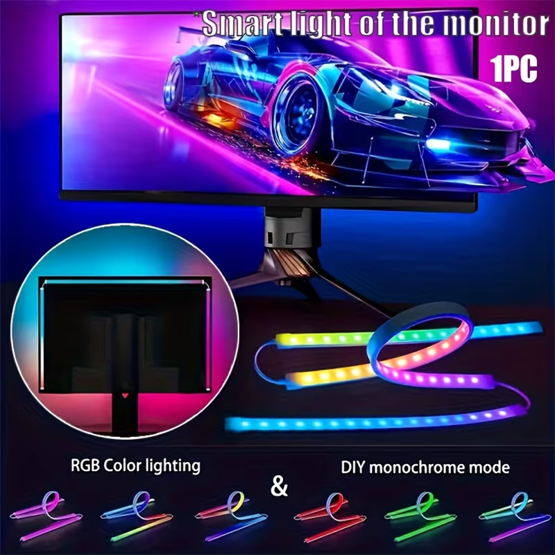 RGB Gaming Lights Strip Monito - Pc Gaming Game avis et prix
