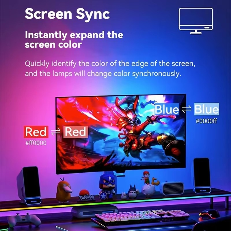 RGB Gaming Lights Strip Monito - Pc Gaming Game avis et prix