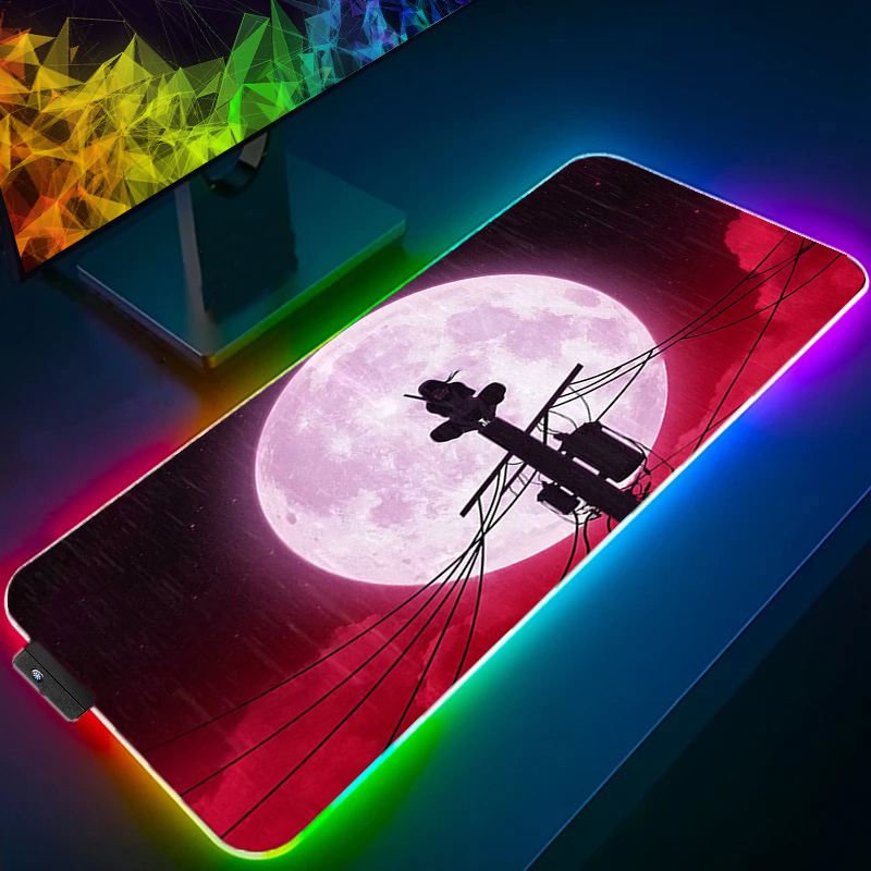 RGB Large Mouse Pad Backlight  - No Rgb Gaming Pc avis et prix