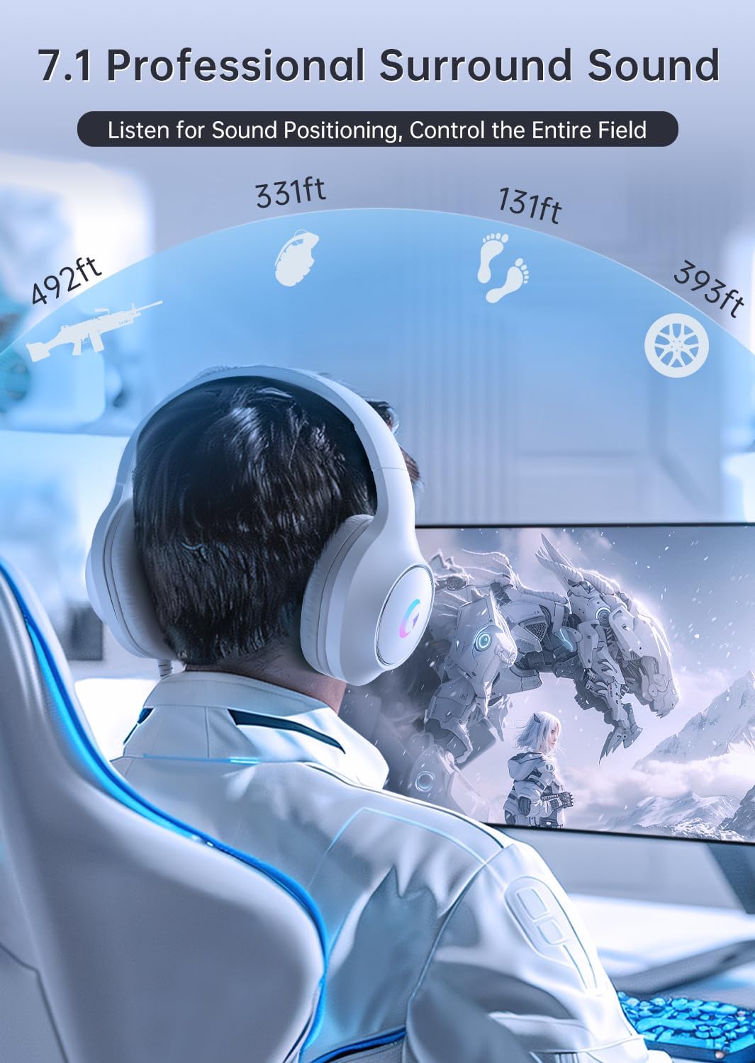Gaming Headset With 7.1 Surrou - Gaming Microphone avis et prix
