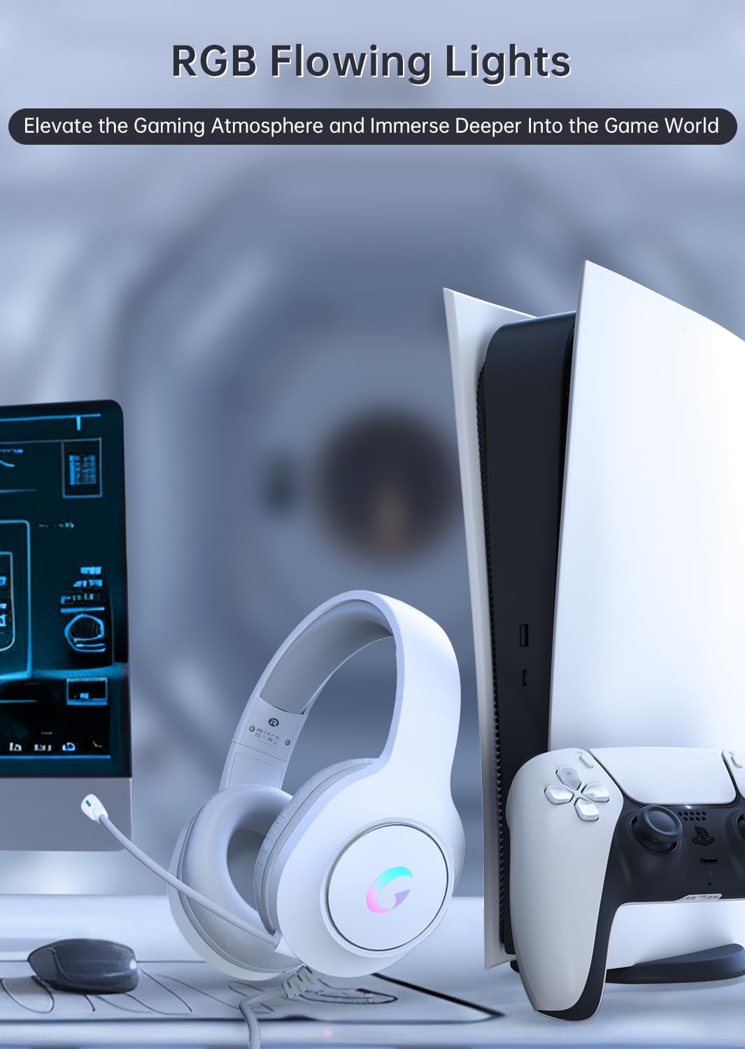 Gaming Headset With 7.1 Surrou - Gaming Microphone avis et prix