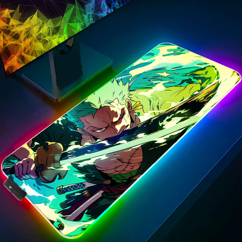 ONE PIECE Zoro Mouse Pad RGB G - No Rgb Gaming Pc avis et prix