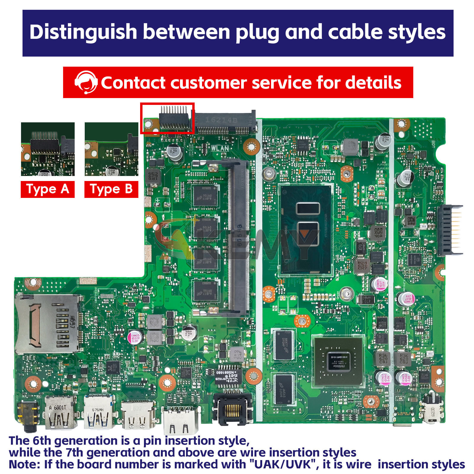 X541UV Laptop Motherboard For  - Pc Gaming I5 avis et prix