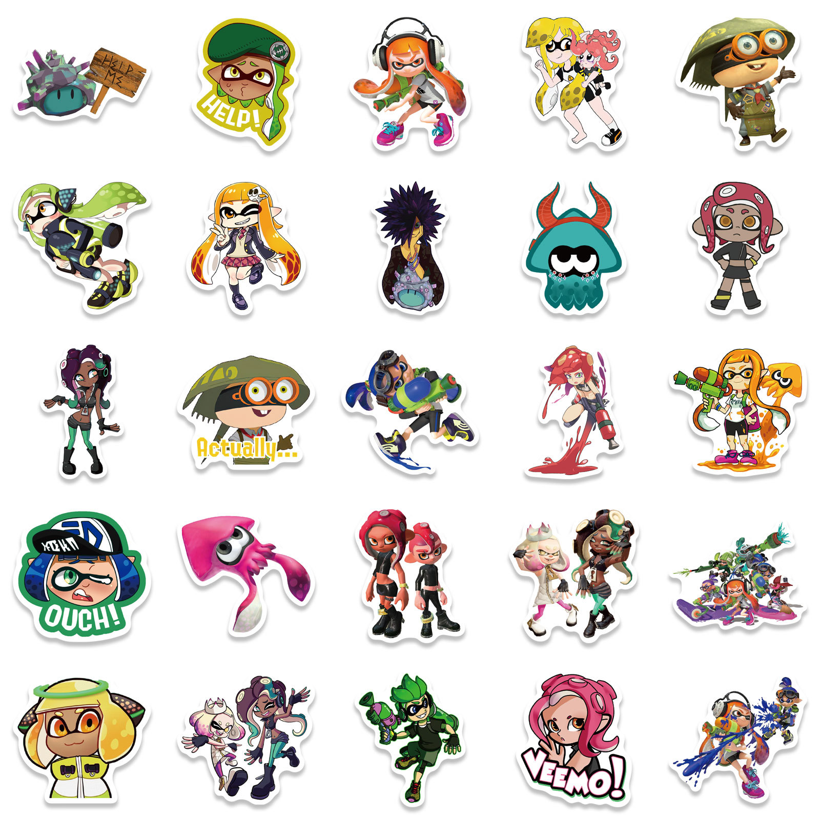 10/30/50pcs  Game Splatoon  Sk - Pc Gaming Girl avis et prix