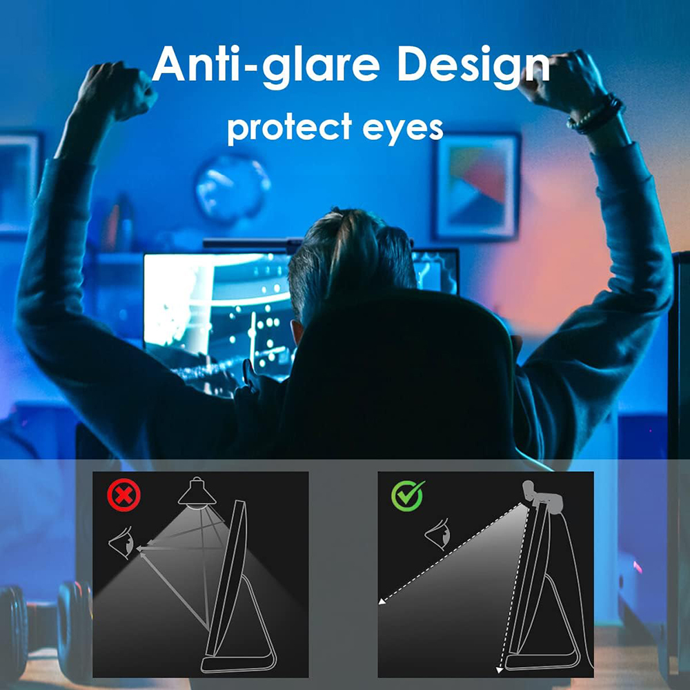 Wiscolor RGB LED Monitor Light - No Rgb Gaming Pc avis et prix