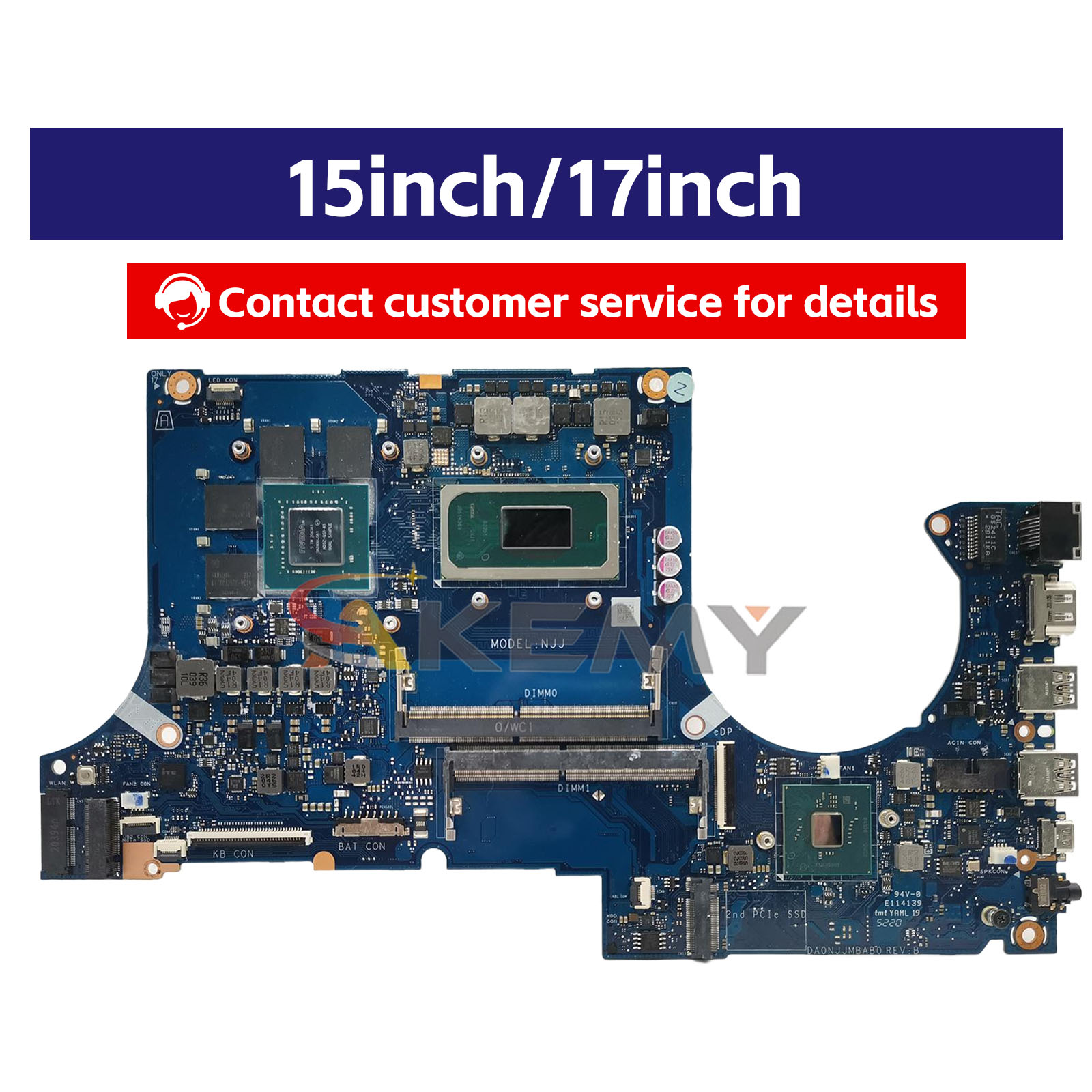 DA0NJJMBAG0 Laptop Motherboard - Pc Gaming I5 avis et prix
