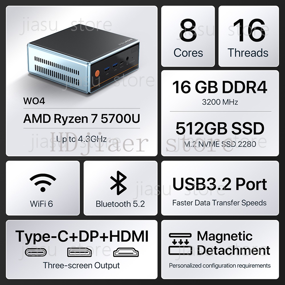 New Original AMD Ryzen 7 5700U - Pc Gaming Windows 7 avis et prix