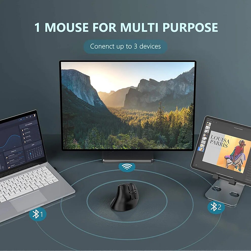JOMAA 2.4G Wireless Mouse Rech - Pc Gaming Windows 7 avis et prix