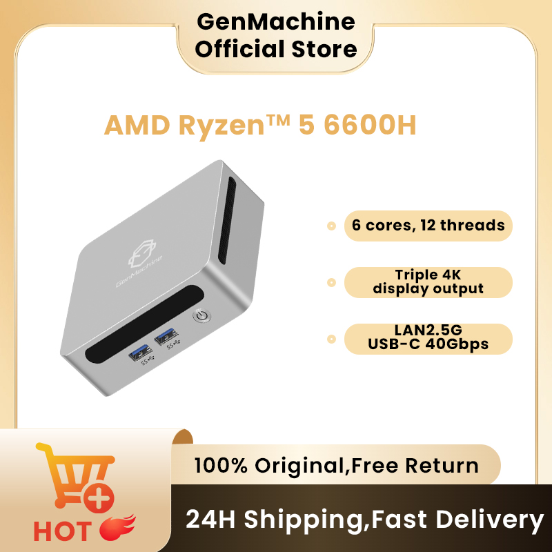 GenMachine Ryzen 6600H 6600U 6 - Pc Gaming Windows 7 avis et prix