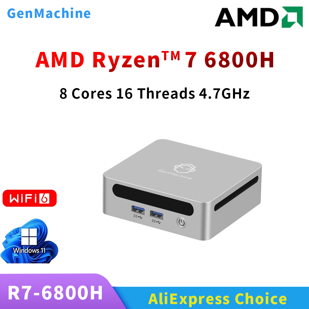 GenMachine Ryzen 6600H 6600U 6 - Pc Gaming Windows 7 avis et prix