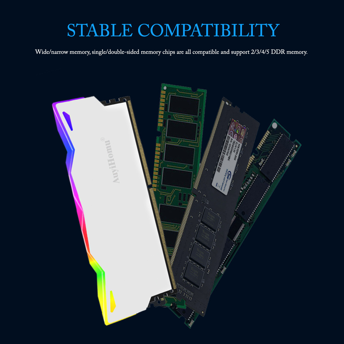AuyiHomu RGB Heatsink, 5V 3Pin - Pc Gaming Ddr5 avis et prix
