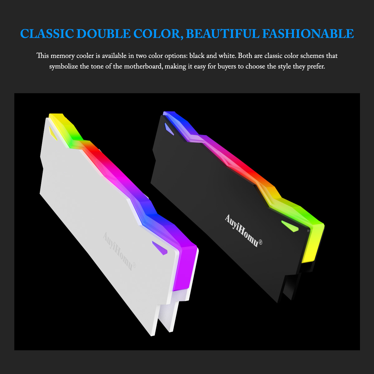 AuyiHomu RGB Heatsink, 5V 3Pin - Pc Gaming Ddr5 avis et prix