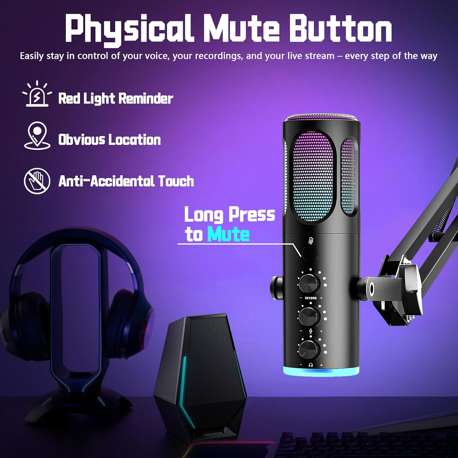 USB Gaming Microphone For PC P - Gaming Microphone avis et prix