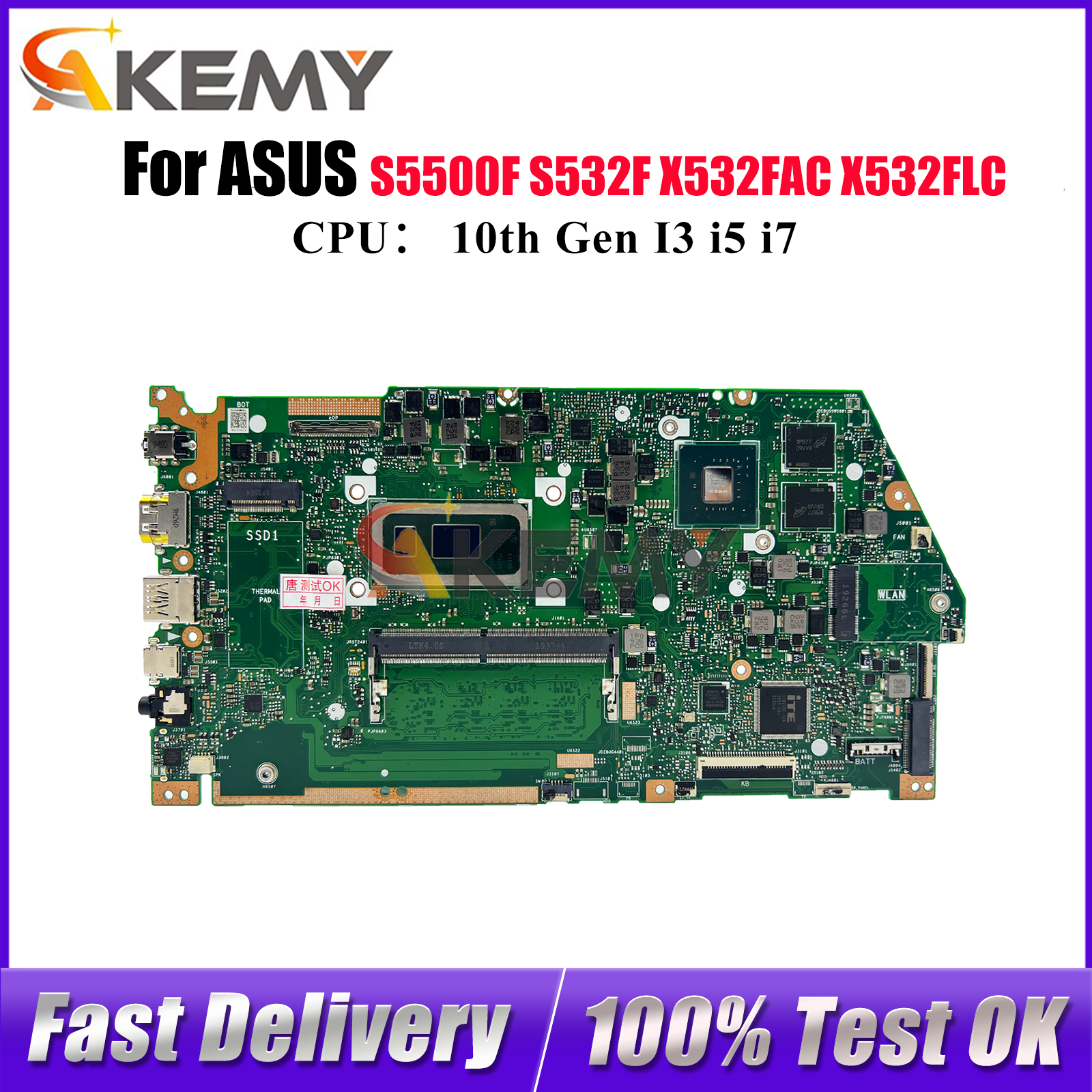 X532FL Laptop Motherboard For  - Pc Gaming I5 avis et prix