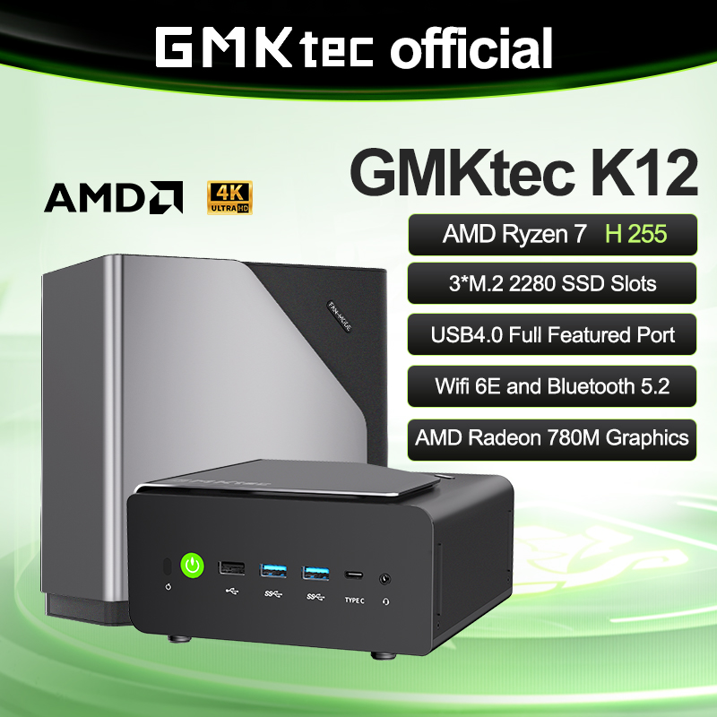 GMKtec K12 Mini PC AMD Ryzen™  - Pc Gaming Ddr5 avis et prix