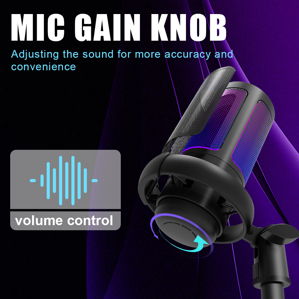 Gaming Microphone for PC:USB M - Gaming Microphone avis et prix